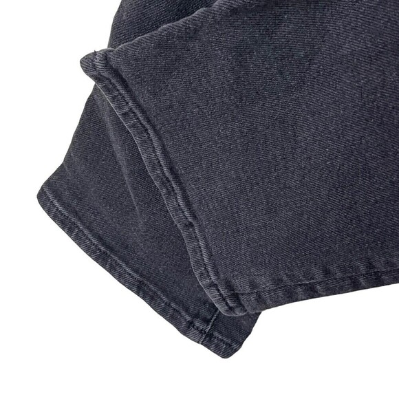 Madewell Cali Demi Boot Jeans Black Starkey Wash Women’s Size 25 Cropped Flare - Picture 8 of 13